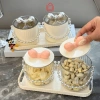 Bộ 4 Hũ Mứt Tết Hình Nơ Đựng Bánh Kẹo, Nắp Đậy & Quai Cầm, Trang Trí Bàn Sang Trọng Tết 2.026 Giá 97.000đ 2