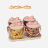 Bộ 4 Hũ Mứt Tết Hình Nơ Đựng Bánh Kẹo, Nắp Đậy & Quai Cầm, Trang Trí Bàn Sang Trọng Tết 2.026 Giá 97.000đ 9