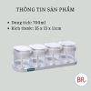 Bộ 4 lọ đựng gia vị Hokori Việt Nhật kèm thìa, hũ nắp đậy bền đẹp - 37.000 VND 5