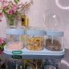 Bộ 4 lọ gia vị Hiwa kèm muỗng, khay đựng, hũ kín không ẩm ỉu, chỉ 38.350 VND 6