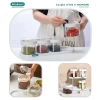 Bộ 4 lọ gia vị Hokori, nắp kèm thìa, hũ đựng mì chính, bột canh - chỉ 30.000 VND 2