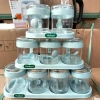 Bộ 4 lọ gia vị Hokori, nắp kèm thìa, hũ đựng mì chính, bột canh - chỉ 30.000 VND 3