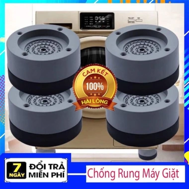 Bộ 4 miếng đệm cao su lót chân máy giặt tủ lạnh, chống rung, chống ồn, giá 23.100₫