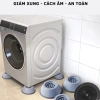 Bộ 4 Miếng Đệm Cao Su Siêu Bền Chống Rung Máy Giặt, Đế Chống Ồn và Chân Đỡ Đa Năng, Đảm Bảo Yên Tĩnh cho Tủ Lạnh, Giá Ưu Đãi 40.000 đồng 4