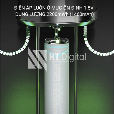 Bộ 4 Pin sạc AA 1.5V Beston 2.200mWh 2AC-60 - Sạc nhanh USB-C, Giá 199.000₫ 8