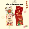 Bộ 4 thiệp Postcard Tết Nguyên Đán 2.026 Bính Ngọ 10x14cm - Quà tặng Năm Mới chỉ 28.000đ