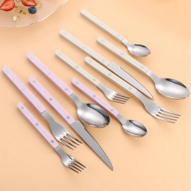 Bộ 430 Thép Không Gỉ - Dao, Nĩa, Thìa, Kẹp, Cầm Tay - Phong cách phương Tây, giá ưu đãi 30.055 VND