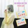 Bộ 5 Áo Mưa Bỏ Túi Siêu Gọn Cho Người Lớn & Trẻ Em - Tiện Lợi, Chống Thấm Nước 2