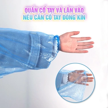 Bộ 5 Áo Mưa Bỏ Túi Siêu Gọn Cho Người Lớn & Trẻ Em - Tiện Lợi, Chống Thấm Nước