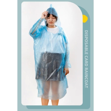 Bộ 5 Áo Mưa Bỏ Túi Siêu Gọn Cho Người Lớn & Trẻ Em - Tiện Lợi, Chống Thấm Nước