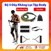 Bộ 5 Dây Kháng Lực Ngũ Sắc Full Body Tập Gym Đa Năng Nam Nữ Giá ưu đãi 18.600 9
