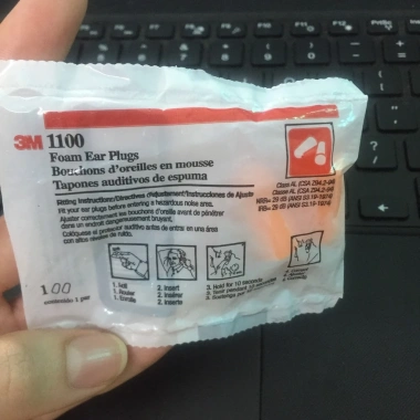 Bộ 5 đôi Nút tai chống ồn 3M 1.100 dạng bọt xốp không dây - Giảm tiếng ồn 29dB, chính hãng, chỉ 30.000 VND
