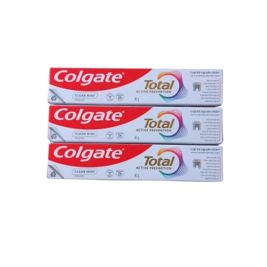 Bộ 5 kem Colgate Total Clean Mint Bạc Hà 40g - Sạch sâu, bảo vệ răng, còn 72.000đ 2