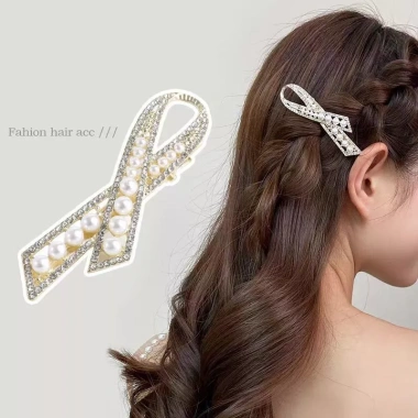 Bộ 5 Kẹp Tóc Kim Loại Ngọc Trai Nữ - Phụ Kiện Tóc Bé Gái, Giá chỉ 90.417 VND