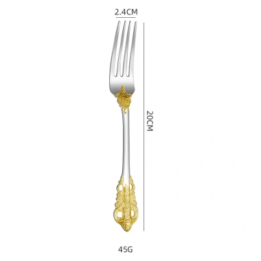 Bộ 5 món Đồ ăn Tây thép không gỉ – Nĩa Bít Tết, Muỗng Tráng Miệng, Dao Bánh, 37.015₫