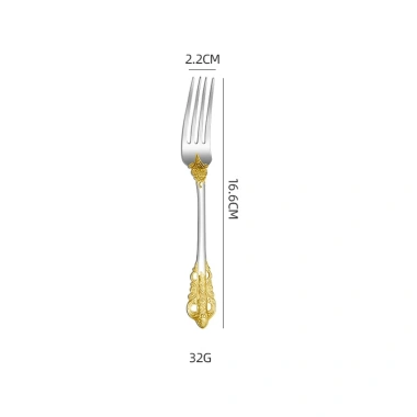 Bộ 5 món Đồ ăn Tây thép không gỉ – Nĩa Bít Tết, Muỗng Tráng Miệng, Dao Bánh, 37.015₫