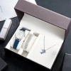 Bộ 5 Món Đồng Hồ Hộp Quà Tặng, Dây Thời Trang Thép Titan, Bảo Quản Đồng Hồ Đeo Tay 6