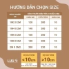 Bộ 5 món ga gối và chăn phao poly cotton chần bông dày mềm, giá ưu đãi 127.800 2