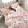 Bộ 5 món ga gối và chăn phao poly cotton chần bông dày mềm, giá ưu đãi 127.800 3