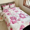 Bộ 5 món ga gối và chăn phao poly cotton chần bông dày mềm, giá ưu đãi 127.800 10