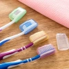 Bộ 5 Nắp Đậy Bàn Chải Đánh Răng Du Lịch Tiện Lợi, Chống Tràn Nước, Dễ Mang Theo - Giảm Giá Đặc Biệt