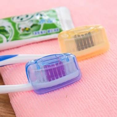 Bộ 5 Nắp Đậy Bàn Chải Đánh Răng Du Lịch Tiện Lợi, Chống Tràn Nước, Dễ Mang Theo - Giảm Giá Đặc Biệt