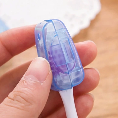 Bộ 5 Nắp Đậy Bàn Chải Đánh Răng Du Lịch Tiện Lợi, Chống Tràn Nước, Dễ Mang Theo - Giảm Giá Đặc Biệt