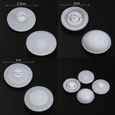 Bộ 5 Nút Niêm Phong Silicone - Thay Nắp Chai, Cốc Cà Phê, Cốc Du Lịch, Chai Hút Lỗ 2