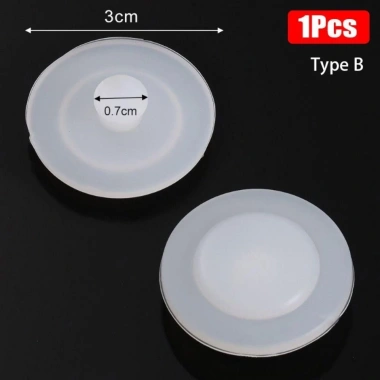 Bộ 5 Nút Niêm Phong Silicone - Thay Nắp Chai, Cốc Cà Phê, Cốc Du Lịch, Chai Hút Lỗ 10