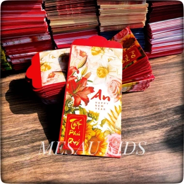 Bộ 50 Bao Lì Xì Tết Hoa Lá Phú Quý Siêu Hot Sang Chảnh 2.026 Giá chỉ 7.920 VND