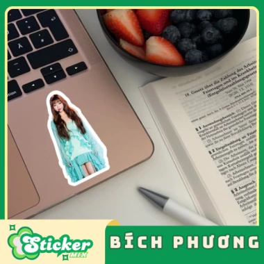 Bộ 50 sticker Bích Phương Em Xinh Idol - Trang trí vali, hộp bút, 19.000 VND