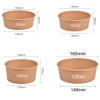 Bộ 50 Tô Giấy Kraft Nắp Đựng Đồ Ăn 500‑1.500ml An Toàn Vệ Sinh Thực Phẩm - 100.000đ