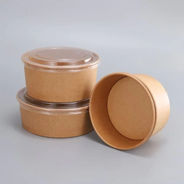 Bộ 50 Tô Giấy Kraft Nắp Đựng Đồ Ăn 500‑1.500ml An Toàn Vệ Sinh Thực Phẩm - 100.000đ 5