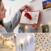 Bộ 50 Túi Mini Kẹp Ảnh Trong Suốt Mùa Xuân Nhựa Đa Năng DIY Trang Trí Nhà Cửa 2