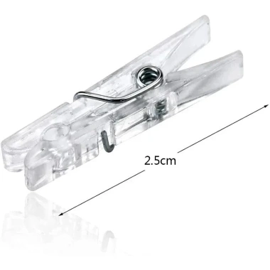 Bộ 50 Túi Mini Kẹp Ảnh Trong Suốt Mùa Xuân Nhựa Đa Năng DIY Trang Trí Nhà Cửa 9