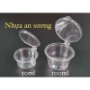 Bộ 50/200 hũ nhựa trong nắp liền - Đựng sốt, làm bánh Panacota, giá chỉ 32.000đ