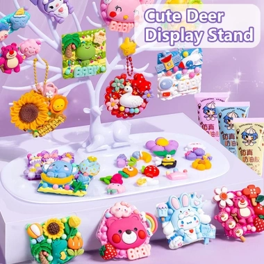 Bộ 522 miếng dán GUKA DIY đồ chơi bé gái Móc khóa hộp Kuromi thẻ Goo keo giảm giá 59.000đ