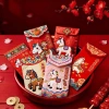 Bộ 6 Bao Lì Xì 5D In Thêu Chú Ngựa Vintage Thổ Cẩm May Mắn Tài Lộc Cao Cấp 19.000 VND 7
