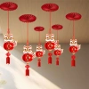Bộ 6 chiếc Lễ hội Năm Mới 2.026 Trang Trí Nội Thất Mùa Xuân - Đồ Treo Trần Giá 114k 3