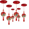 Bộ 6 chiếc Lễ hội Năm Mới 2.026 Trang Trí Nội Thất Mùa Xuân - Đồ Treo Trần Giá 114k 5