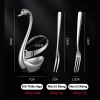 Bộ 6 chiếc Nĩa Trái Cây Inox 304 Dày Dặn Thanh Lịch - 2 Răng & 3 Răng, Thích Hợp Ăn Bánh, Tráng Miệng - Giá Ưu Đãi 155k 2