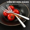 Bộ 6 chiếc Nĩa Trái Cây Inox 304 Dày Dặn Thanh Lịch - 2 Răng & 3 Răng, Thích Hợp Ăn Bánh, Tráng Miệng - Giá Ưu Đãi 155k 4