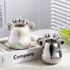 Bộ 6 Dĩa Ăn Trái Cây Uforu Inox Sang Trọng, Kèm Hộp Gấu Bearick, Giá 79.000₫ 4
