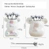 Bộ 6 Dĩa Ăn Trái Cây Uforu Inox Sang Trọng, Kèm Hộp Gấu Bearick, Giá 79.000₫ 6
