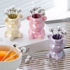 Bộ 6 Dĩa Ăn Trái Cây Uforu Inox Sang Trọng, Kèm Hộp Gấu Bearick, Giá 79.000₫ 9
