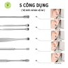 Bộ 6 Dụng Cụ Lấy Ráy Tai Cap Cấp Bọc Túi Da Thép Không Gỉ Tiện Dụng – Giá 22.800đ 6