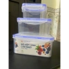 Bộ 6 Hộp bảo quản thực phẩm 3 size cao cấp Việt Nhật có gioăng chịu lạnh 6.530 8