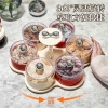 Bộ 6 Hộp Mứt Tết Xoay 360 Độ, Suốt, Nắp Đậy, Quai Cầm, Đựng Hoa Quả Bánh Kẹo Hạt, Giá 195.000 VND 3