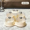 Bộ 6 Hộp Mứt Tết Xoay 360 Độ, Suốt, Nắp Đậy, Quai Cầm, Đựng Hoa Quả Bánh Kẹo Hạt, Giá 195.000 VND 7