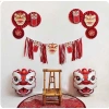 Bộ 6 quạt đỏ trang trí Tết 2.026 – Decor tiệc cưới, Noel, lễ hội – 16.000 VNĐ